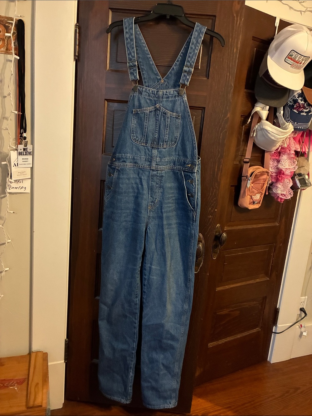Old Navy Women's Denim Overalls - Blue